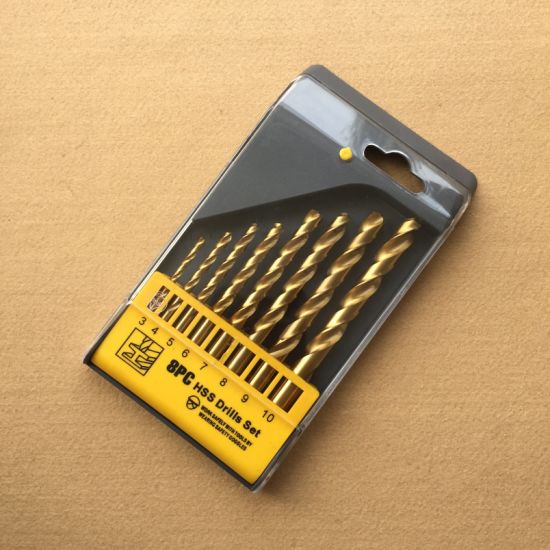 HSS Straight Shank Twist Drill -Taper Length with Bright Color