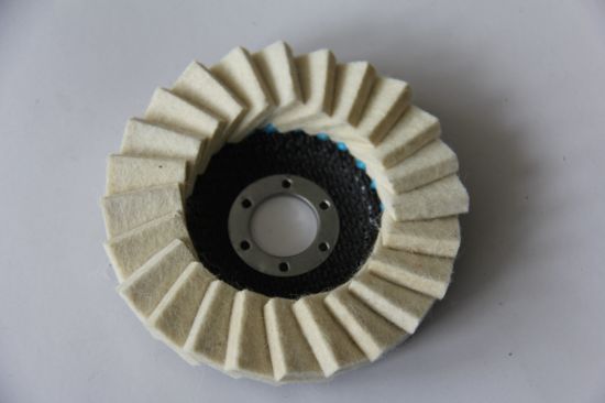 100X16.0mm Felt Grinding Fiber Disc Polishing Wheels